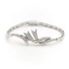Bracelet En Or Blanc Pavé Diamant -Castafiore Boutique bracelet en or blanc pave diamant 520254