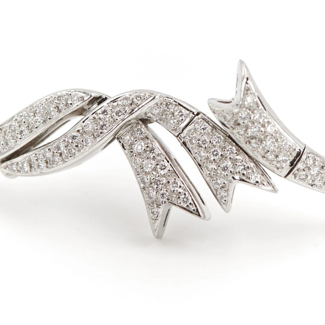 Bracelet En Or Blanc Pavé Diamant 5 Bracelet En Or Blanc Pavé Diamant – Image 5