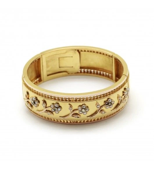 Bracelet En Or De La Fin XIXe 1 Bracelet En Or De La Fin XIXe