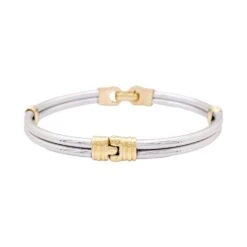 Miller Bracelet En Or Et Acier -Castafiore Boutique bracelet en or et acier 572206