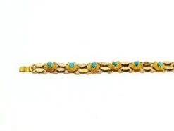 Bracelet En Or Et Turquoises 24 Bracelet En Or Et Turquoises -Castafiore Boutique bracelet en or et turquoise 858661