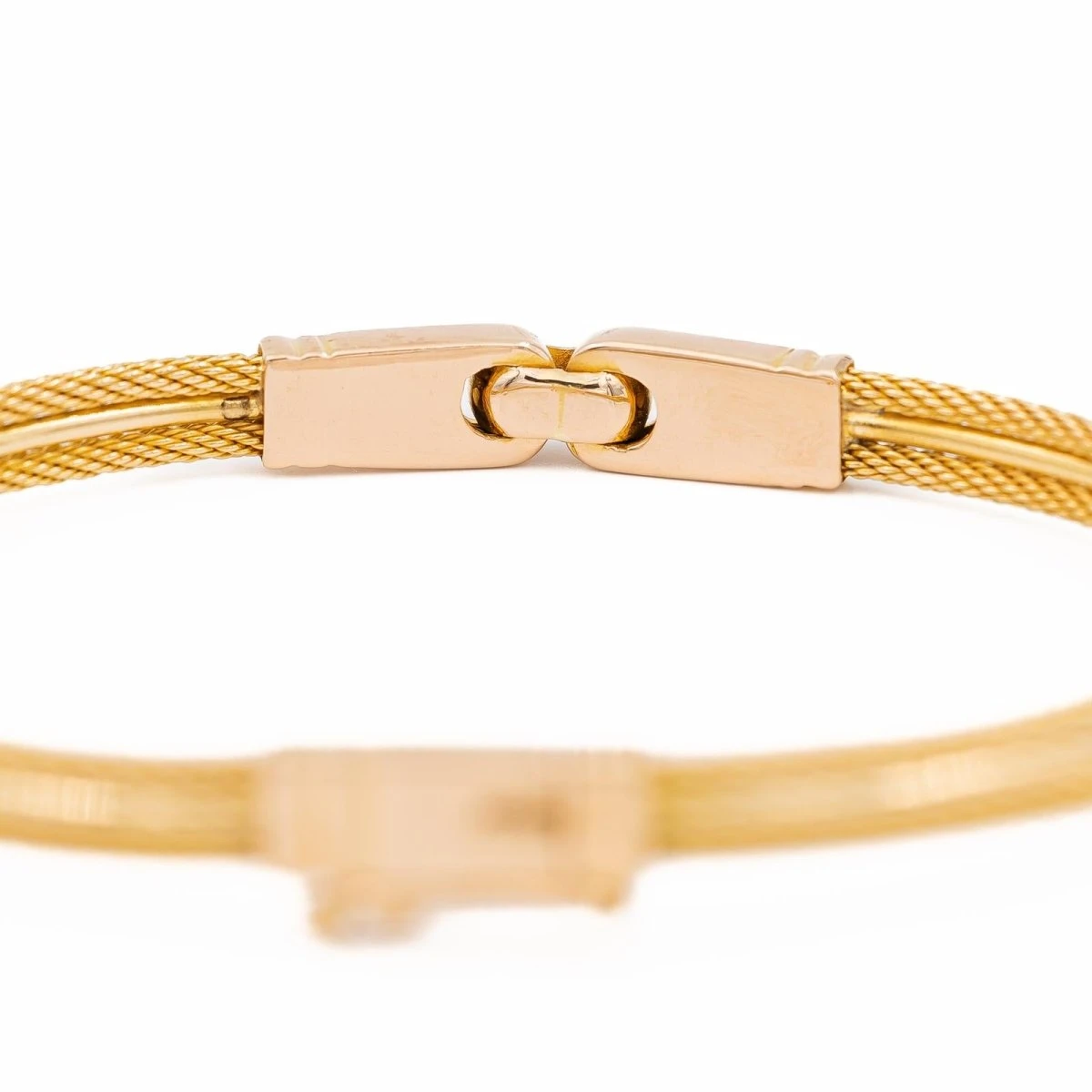 Bracelet En Or Jaune Texturé 6 Bracelet En Or Jaune Texturé – Image 6