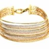 Bracelet Fils D'or, En 3 Ors
