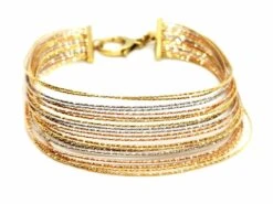 Bracelet Fils D'or, En 3 Ors