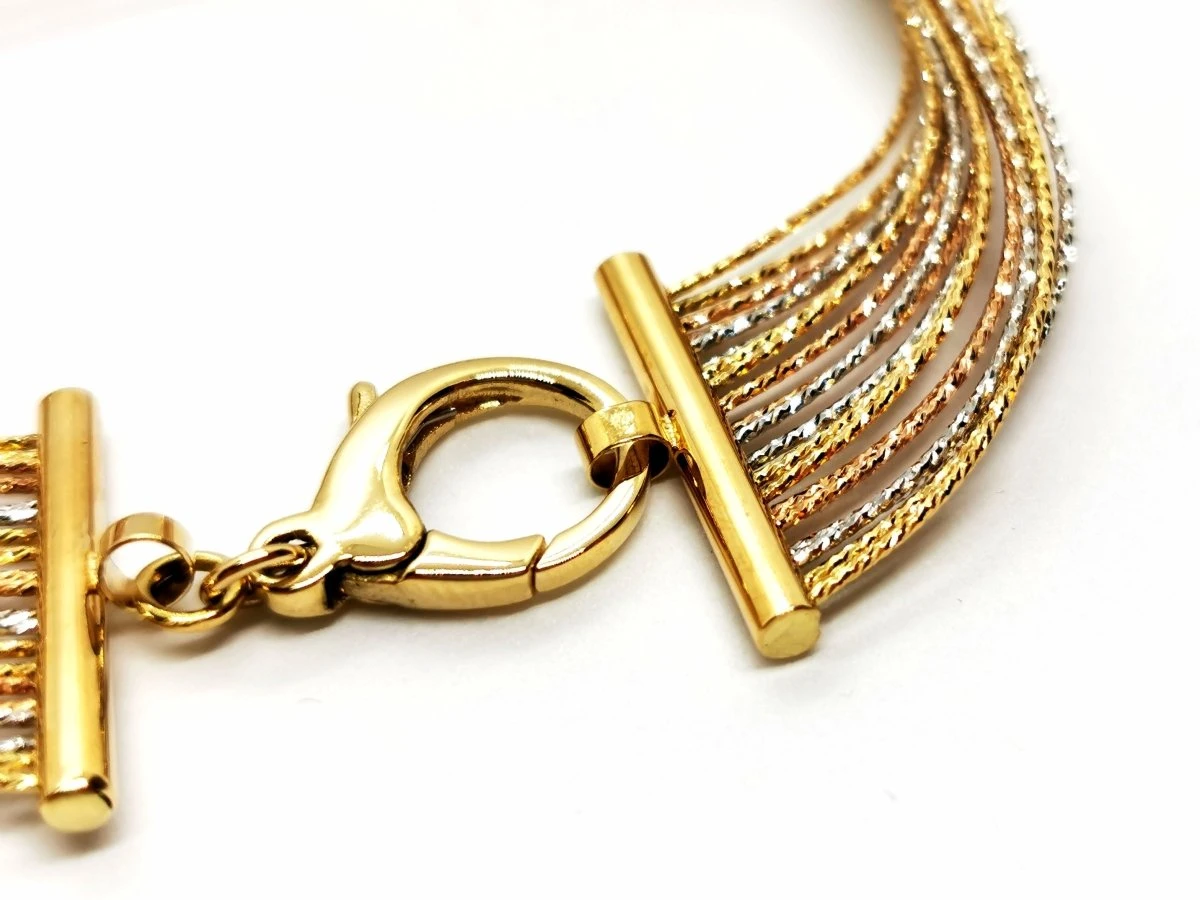 Bracelet Fils D'or, En 3 Ors 7 Bracelet Fils D'or, En 3 Ors – Image 7