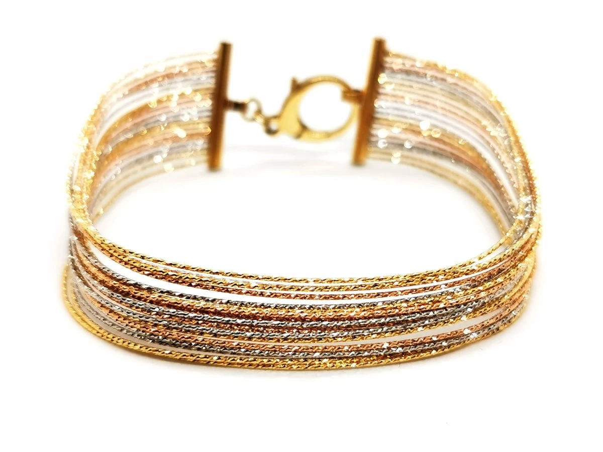 Bracelet Fils D'or, En 3 Ors 11 Bracelet Fils D'or, En 3 Ors – Image 11