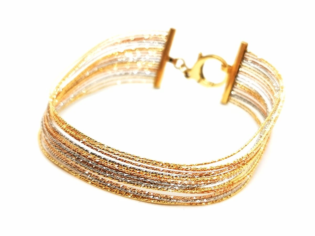 Bracelet Fils D'or, En 3 Ors 10 Bracelet Fils D'or, En 3 Ors – Image 10