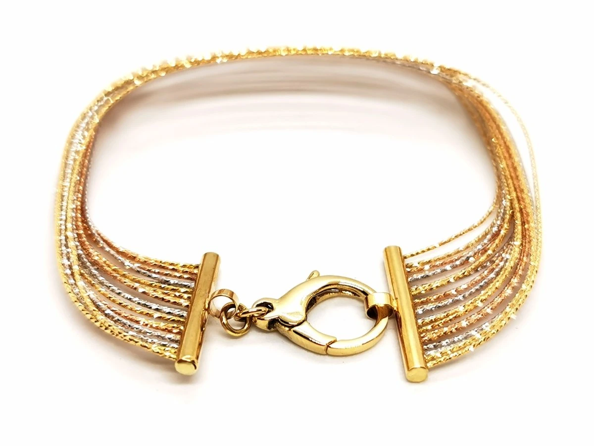 Bracelet Fils D'or, En 3 Ors 9 Bracelet Fils D'or, En 3 Ors – Image 9