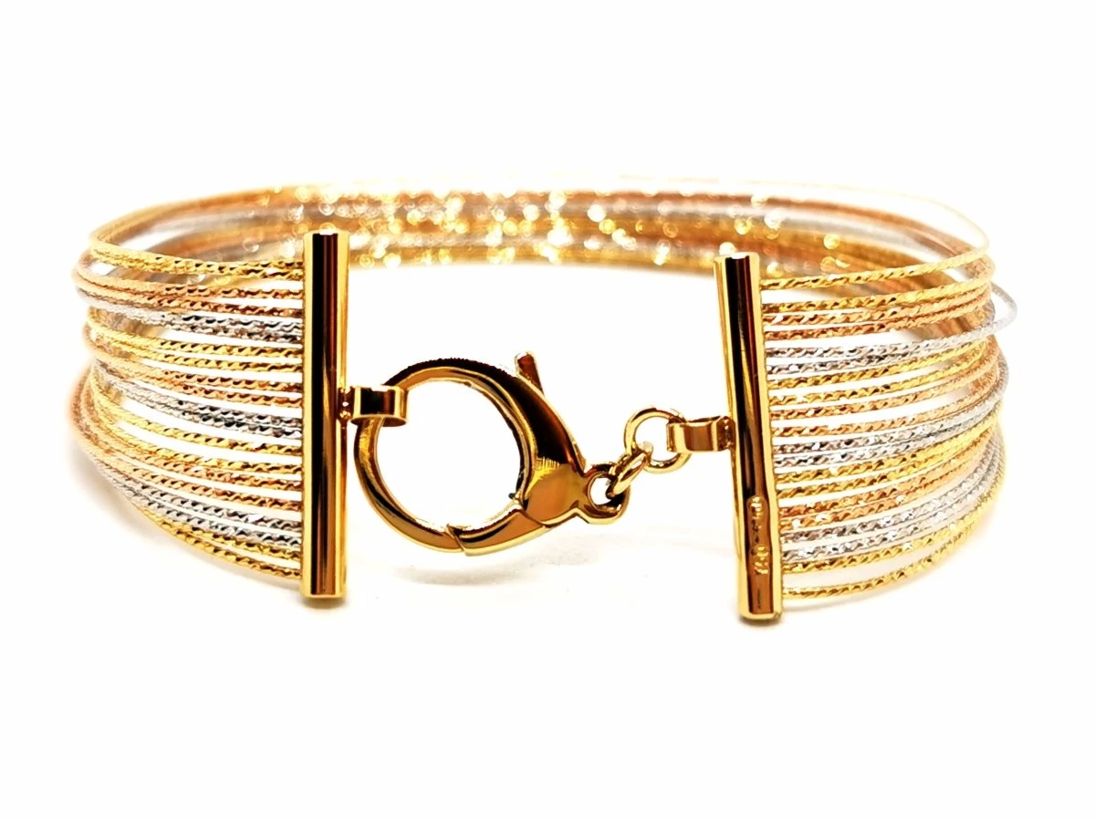 Bracelet Fils D'or, En 3 Ors 13 Bracelet Fils D'or, En 3 Ors – Image 13