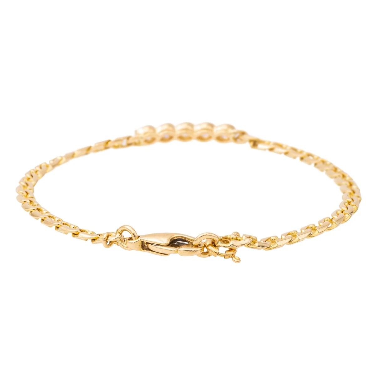 Bracelet FRED En Or Jaune Et Diamants 5 Bracelet FRED En Or Jaune Et Diamants – Image 5