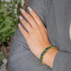 Bracelet FRED Et GEORLAND En émail Et Or Jaune 9 Bracelet FRED Et GEORLAND En émail Et Or Jaune -Castafiore Boutique bracelet fred et georland en email et or jaune 314164