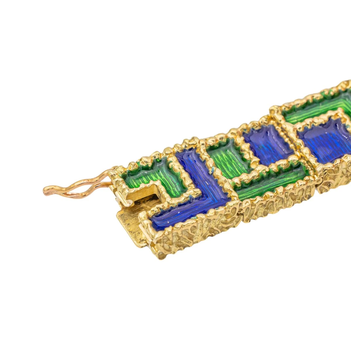 Bracelet FRED Et GEORLAND En émail Et Or Jaune 8 Bracelet FRED Et GEORLAND En émail Et Or Jaune – Image 8