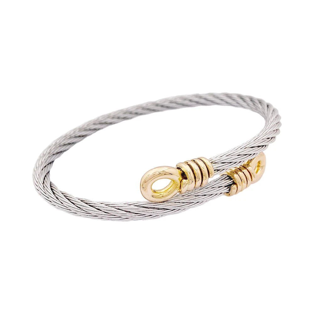 Miller Bracelet FRED "Force 10" En Or Et Acier 5 Miller Bracelet FRED "Force 10" En Or Et Acier – Image 5