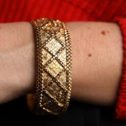 Bracelet Maille Texturé GAY FRÈRES En Or Jaune 8 Bracelet Maille Texturé GAY FRÈRES En Or Jaune -Castafiore Boutique bracelet gay freres en or jaune texture 859301