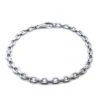 Bracelet Gourmette CARTIER Santos, En Or Blanc -Castafiore Boutique bracelet gourmette cartier santos en or blanc 754603