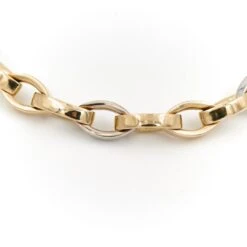 Bracelet Gourmette En 2 Ors 13 Bracelet Gourmette En 2 Ors -Castafiore Boutique bracelet gourmette en 2 ors 144811