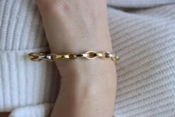 Bracelet Gourmette En 2 Ors 9 Bracelet Gourmette En 2 Ors -Castafiore Boutique bracelet gourmette en 2 ors 413666