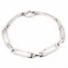Bracelet Gourmette En Or Blanc -Castafiore Boutique bracelet gourmette en or blanc 258867