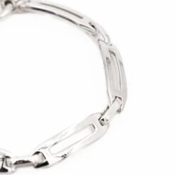 Bracelet Gourmette En Or Blanc -Castafiore Boutique bracelet gourmette en or blanc 501573