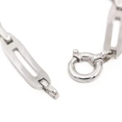 Bracelet Gourmette En Or Blanc -Castafiore Boutique bracelet gourmette en or blanc 908407