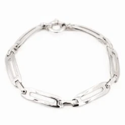 Bracelet Gourmette En Or Blanc -Castafiore Boutique bracelet gourmette en or blanc 975352