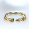 Bracelet Gourmette En Or Jaune, Style Art Nouveau -Castafiore Boutique bracelet gourmette en or jaune style art nouveau 467158