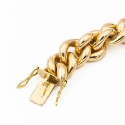 Bracelet Gourmette Grosse Maille En Or Jaune -Castafiore Boutique bracelet gourmette grosse maille en or jaune 559885
