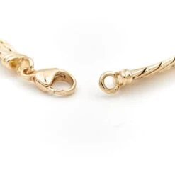 Bracelet Gourmette Maille Anglaise En Or Jaune -Castafiore Boutique bracelet gourmette maille anglaise en or jaune 825308