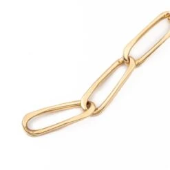 Bracelet Gourmette Maille Cheval En Or Jaune -Castafiore Boutique bracelet gourmette maille cheval en or jaune 680771