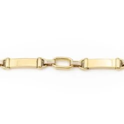Bracelet Gourmette Maille Fantaisie, 3 Ors -Castafiore Boutique bracelet gourmette maille fantaisie 3 ors 163360