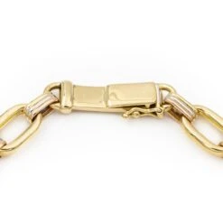 Bracelet Gourmette Maille Fantaisie, 3 Ors -Castafiore Boutique bracelet gourmette maille fantaisie 3 ors 431667