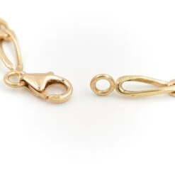 Bracelet Gourmette Maille Figaro En Or Jaune -Castafiore Boutique bracelet gourmette maille figaro en or jaune 669735