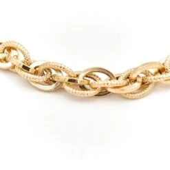 Bracelet Gourmette Maille Forçat En Or Jaune -Castafiore Boutique bracelet gourmette maille forcat en or jaune 705251
