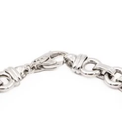 Bracelet Gourmette Maille Jaseron En Or Blanc -Castafiore Boutique bracelet gourmette maille jaseron en or blanc 522811