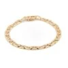 Bracelet Gourmette Maille Marine En Or Jaune