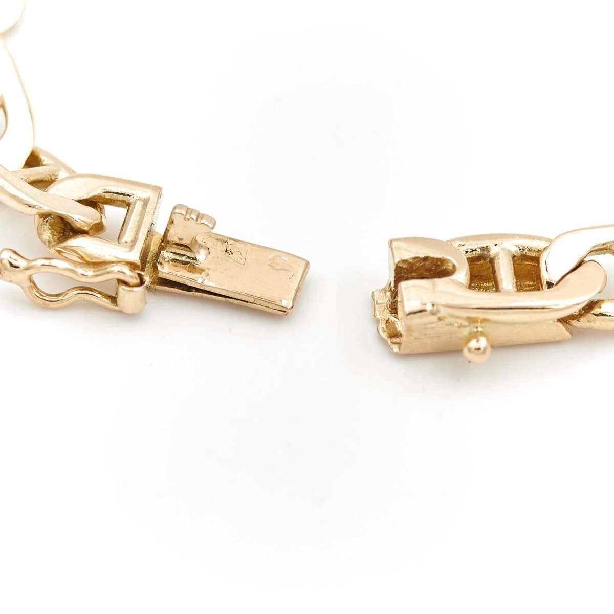 Bracelet Gourmette Maille Marine En Or Jaune 7 Bracelet Gourmette Maille Marine En Or Jaune – Image 7