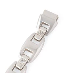 Bracelet Hermès Cassiopée Maillons En Argent Et Saphirs Blancs -Castafiore Boutique bracelet hermes cassiope maillons en argent saphirs blancs 1963501