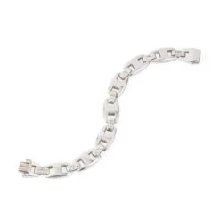 Bracelet Hermès Cassiopée Maillons En Argent Et Saphirs Blancs -Castafiore Boutique bracelet hermes cassiope maillons en argent saphirs blancs 2160398