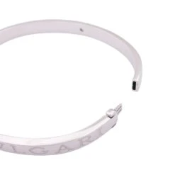 Miller Bracelet Jonc BULGARI "Bulgari Bulgari" En Or Blanc Et Diamants -Castafiore Boutique bracelet jonc bulgari bulgari bulgari or blanc diamants 576161