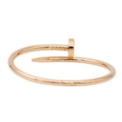 Bracelet Jonc CARTIER "Juste Un Clou" En Or Rose 10 Bracelet Jonc CARTIER "Juste Un Clou" En Or Rose -Castafiore Boutique bracelet jonc cartier juste un clou en or rose 464052