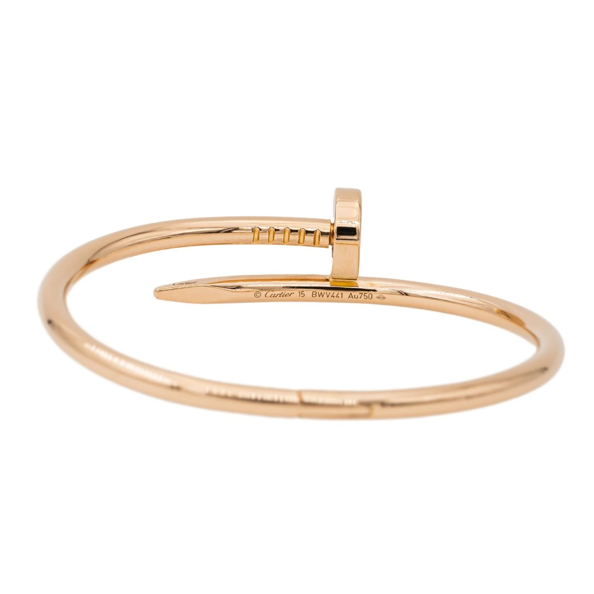 Bracelet Jonc CARTIER "Juste Un Clou" En Or Rose 3 Bracelet Jonc CARTIER "Juste Un Clou" En Or Rose – Image 3