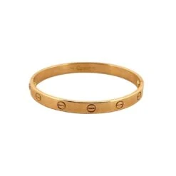 Bracelet Jonc CARTIER "Love" En Or Jaune -Castafiore Boutique bracelet jonc cartier love en or jaune 343677
