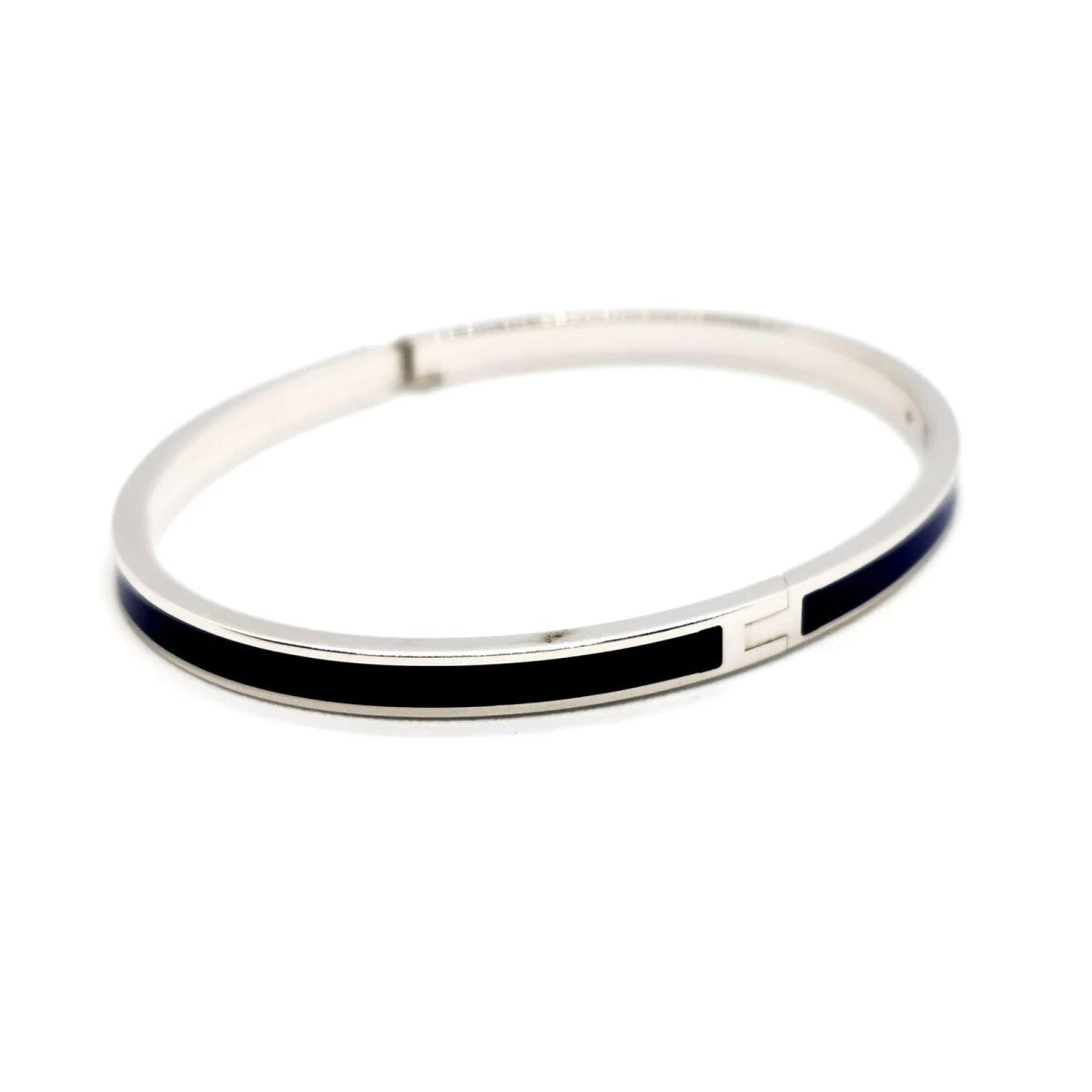 Bracelet Jonc CHAUMET "Liens Evidence", Or Blanc Et Diamants 3 Bracelet Jonc CHAUMET "Liens Evidence", Or Blanc Et Diamants – Image 3