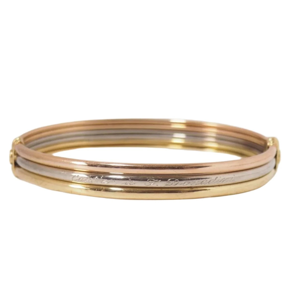 Bracelet Jonc De Cartier D'occasion 3 Ors 1 Bracelet Jonc De Cartier D'occasion 3 Ors