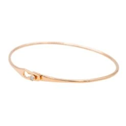 Bracelet Jonc DINH VAN "Serrure" En Or Rose Et Diamant -Castafiore Boutique bracelet jonc dinh van serrure en or rose et diamant 887009