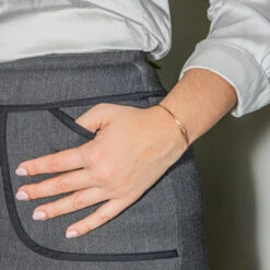 Bracelet Jonc DINH VAN "Serrure" En Or Rose Et Diamant -Castafiore Boutique bracelet jonc dinh van serrure en or rose et diamant 945119