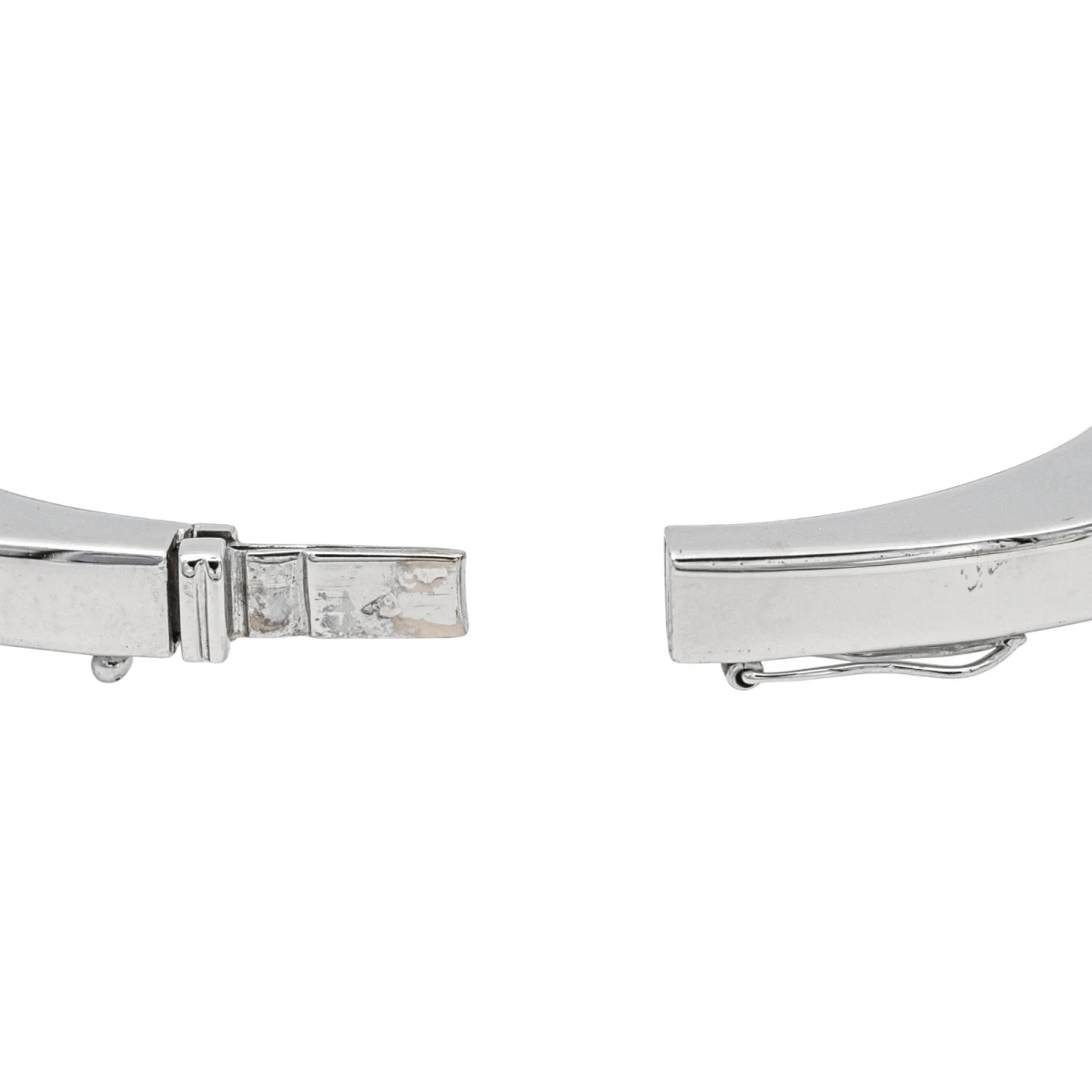 Bracelet Jonc En Or Blanc Et Diamant 6 Bracelet Jonc En Or Blanc Et Diamant – Image 6