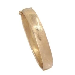 Bracelet Jonc Ouvrant Ancien En Or Jaune -Castafiore Boutique bracelet jonc en or jaune 475593