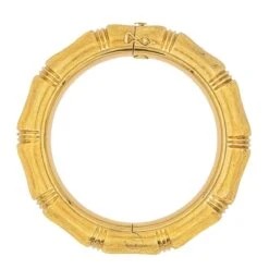 Bracelet Jonc Bambou En Or Jaune 8 Bracelet Jonc Bambou En Or Jaune -Castafiore Boutique bracelet jonc en or jaune 786813