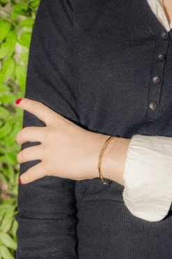 Bracelet Jonc En Or Jaune Et Diamant -Castafiore Boutique bracelet jonc en or jaune et diamant 495065